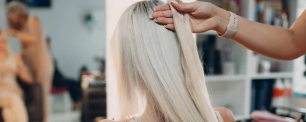 coiffure en un instant avec les extensions de cheveux